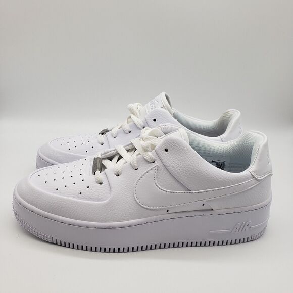 Nike Air Force 1 AF1 Sage Low Women's Shoes AR5339 100 White Size 11. - Picture 2 of 16